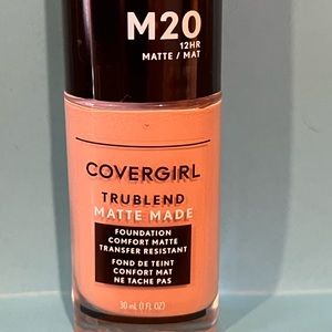 New Covergirl Trublend Matte Made Foundation New Warm Beige M20 Transfer Resist